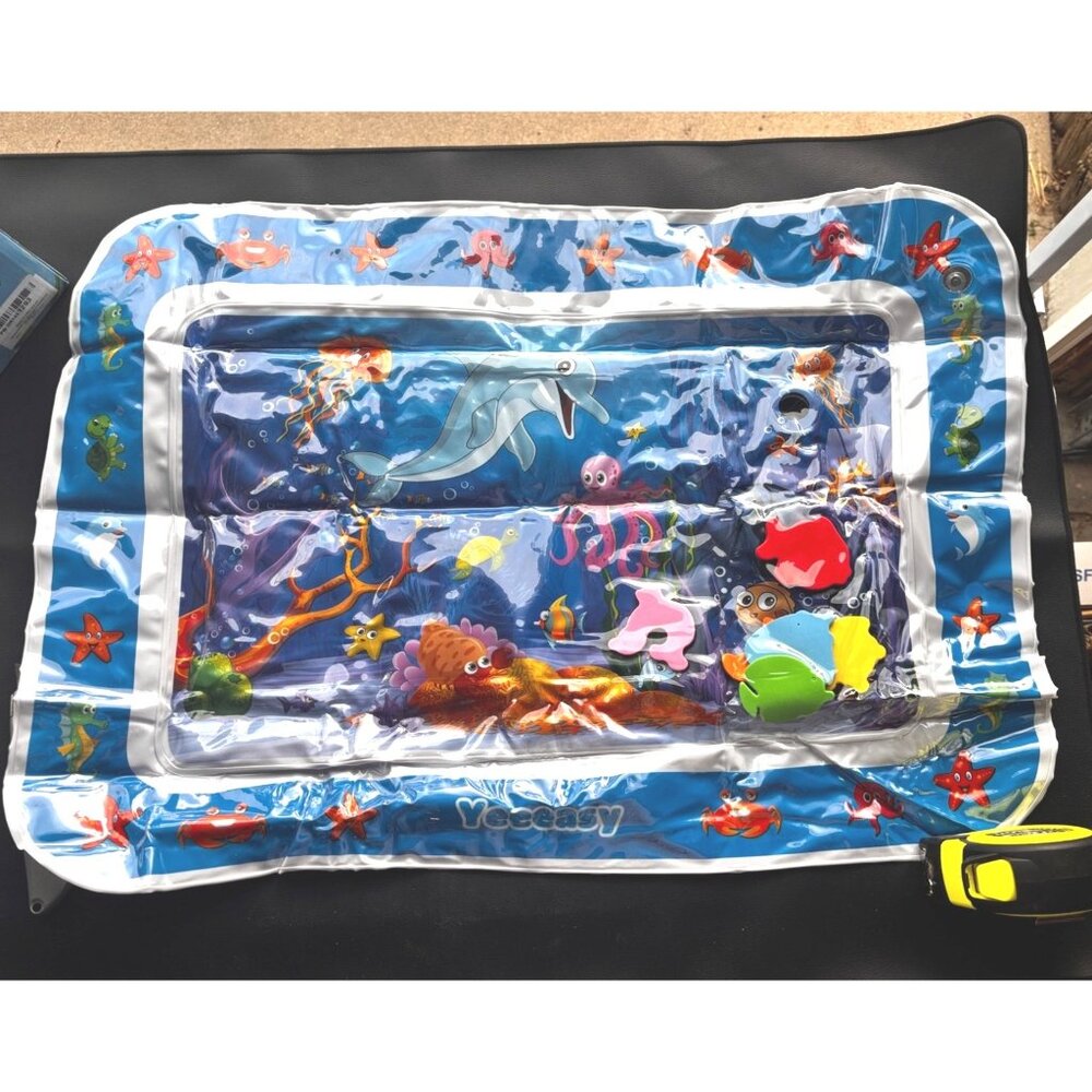 Tummy Time Water Mat丨Inflatable Tummy Time Water Play Mat for Babies, (1268) - Picture 4 of 5